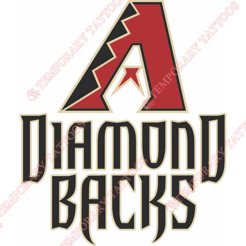 Arizona Diamondbacks Customize Temporary Tattoos Stickers NO.1393